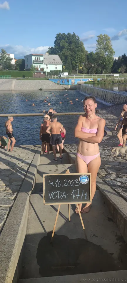 teplota vody v Ostravici 2023-2024 — fotografie 30