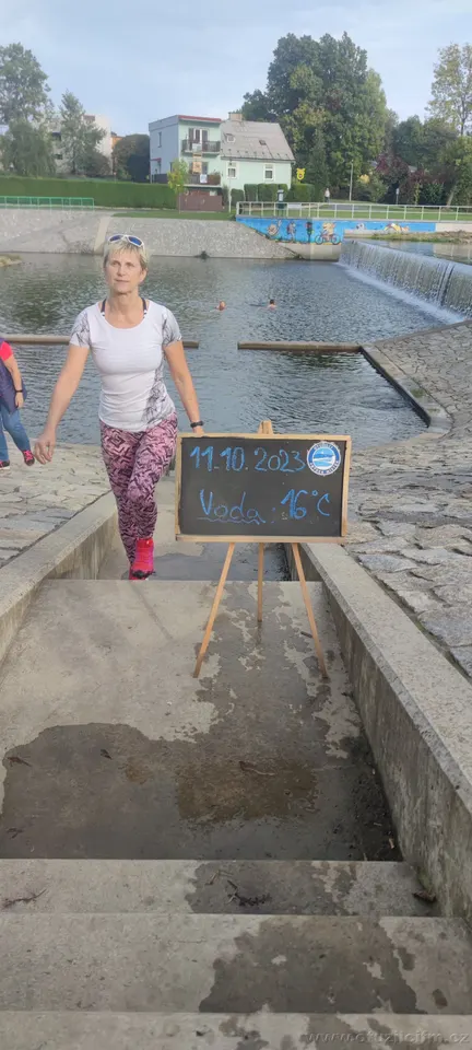 teplota vody v Ostravici 2023-2024 — fotografie 28