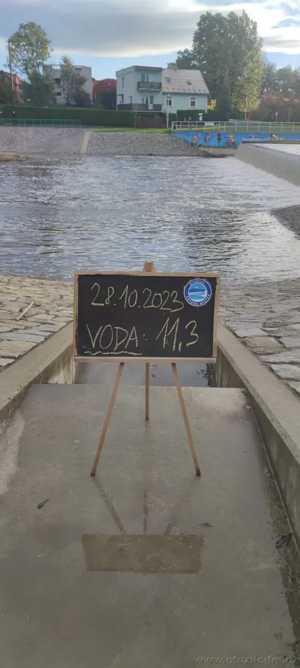 teplota vody v Ostravici 2023-2024 — fotografie 22