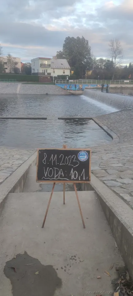 teplota vody v Ostravici 2023-2024 — fotografie 20