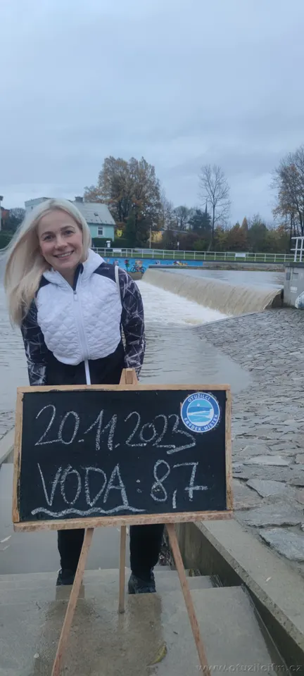 teplota vody v Ostravici 2023-2024 — fotografie 17