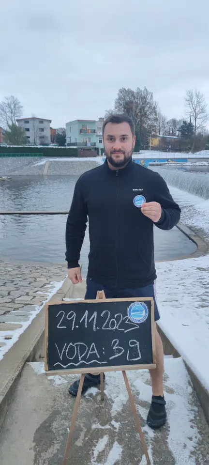 teplota vody v Ostravici 2023-2024 — fotografie 12